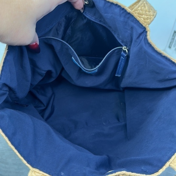 Draper James woven  Straw Bag - Picture 7 of 10